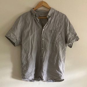 Mens everlane linen short sleeve button up